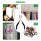 6 Step Jewelry Bail Making Pliers, AngleKai 3-10mm Wire Looping Forming Pliers Wire Wrapping Tools with Non-Slip Handle, Round Nose (1)
